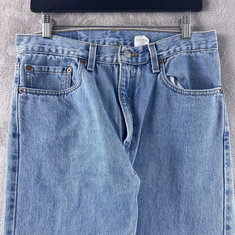 Vintage Levi's 505‎ Jeans Mens Size 33x34 Blue Denim USA Made 90s Classic
